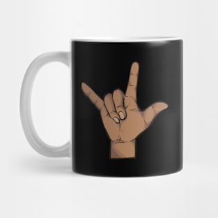 Black Hand Mug